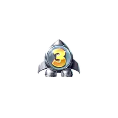 Pirots 4 päivityssymboli (+3 tasoa) Lost in Space -maailmassa