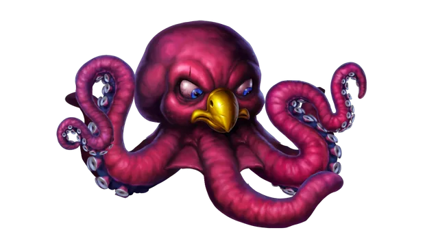Kraken, meripeto joka roikkuu Pirots 5 -pelikentän yläpuolella